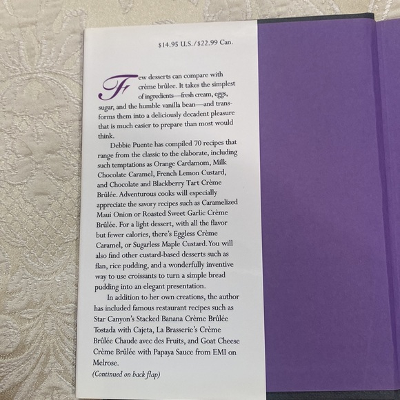 Cookbook: Elegantly Easy Creme Brulée & Other Custard Desserts - Picture 2 of 7